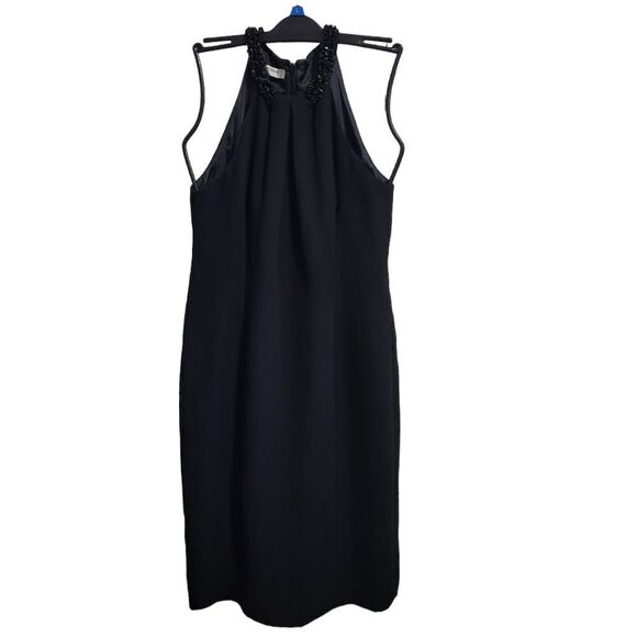 Little Black Dress Beaded Halter Dress - Picture 1 of 4